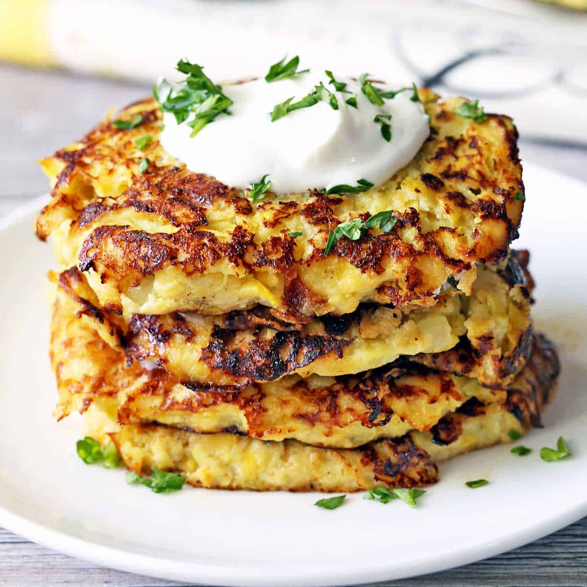 Yellow Squash Fritters Recipe