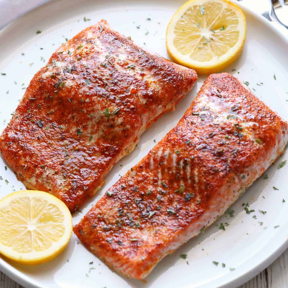 Oven-Baked Paprika Salmon