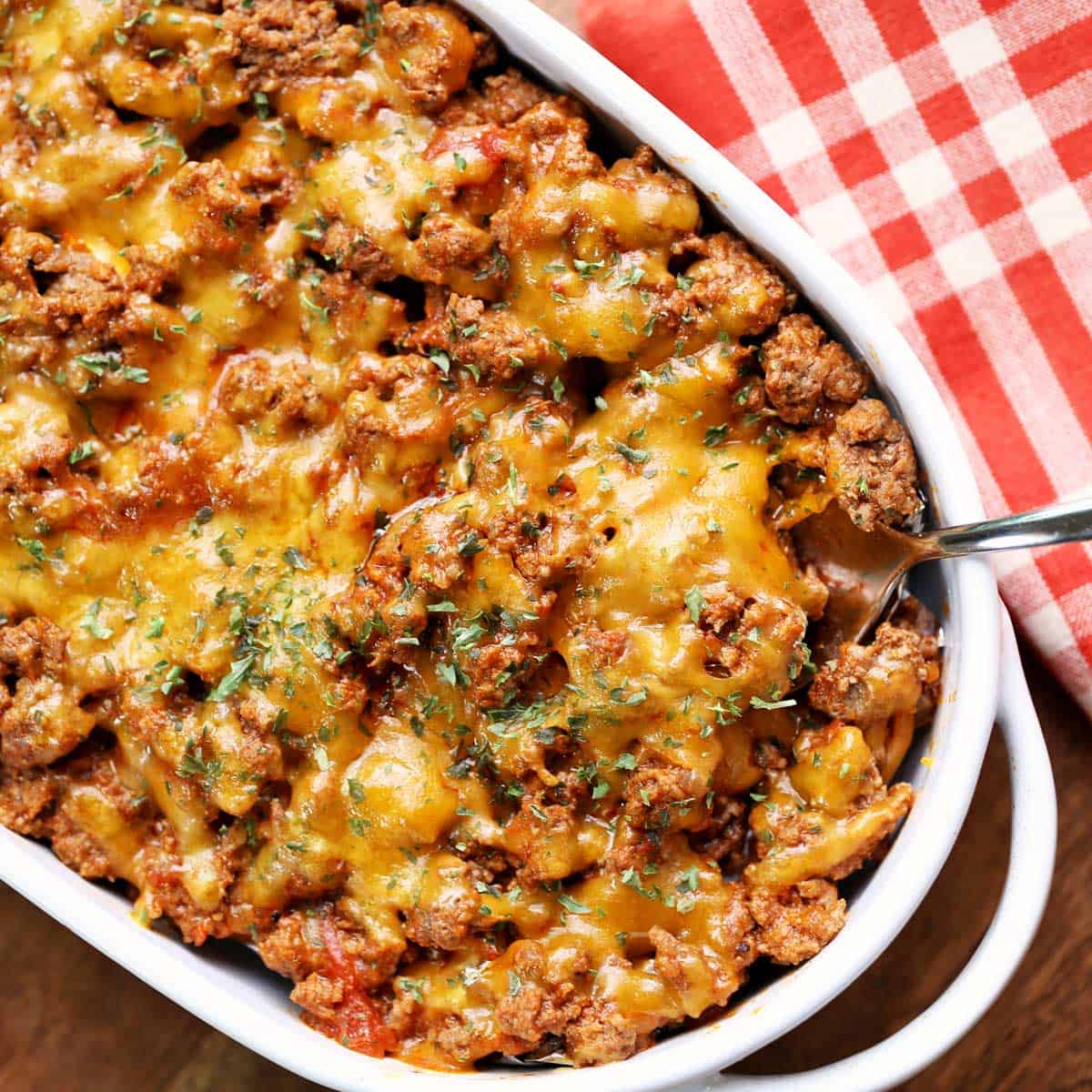 Keto Cheeseburger Casserole