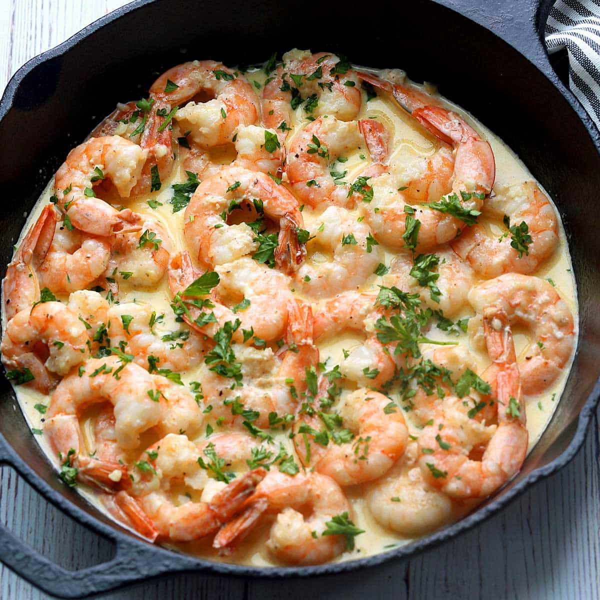 Shrimp in Cream Sauce