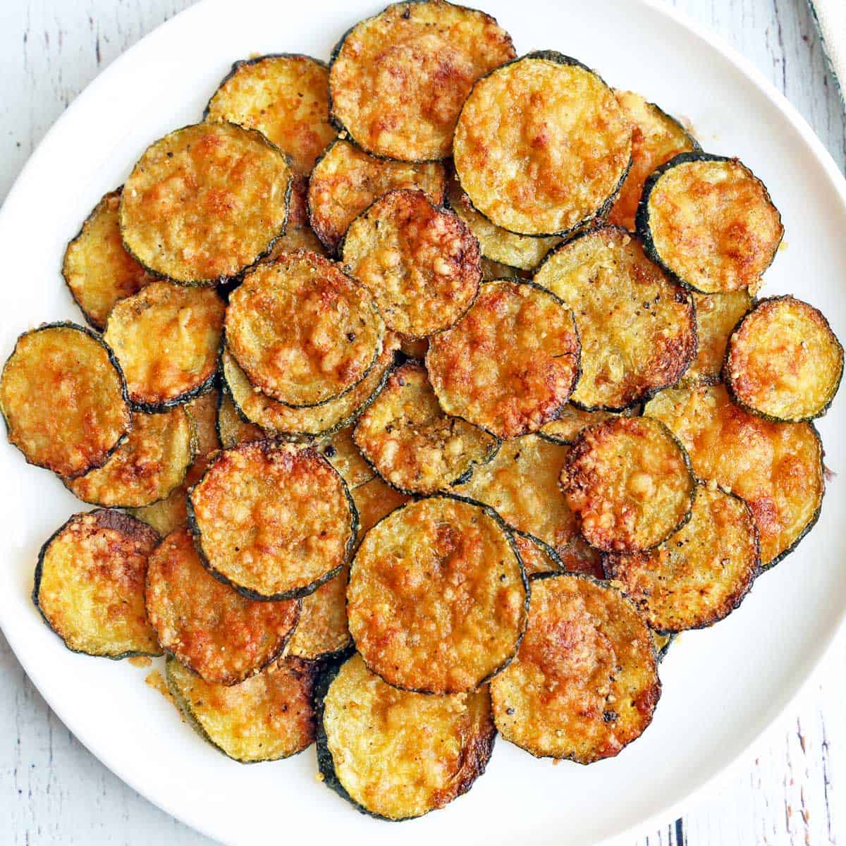Crispy Baked Zucchini Chips