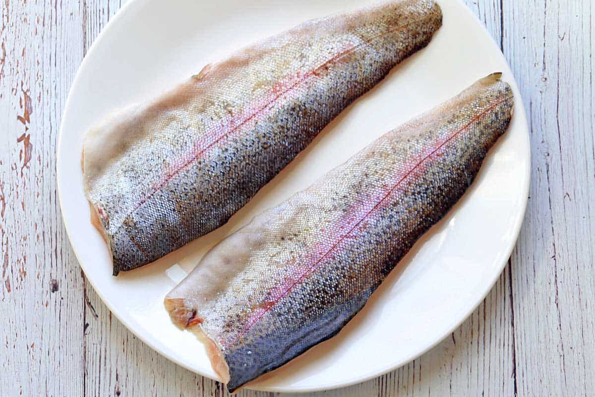 Trout has a red line.