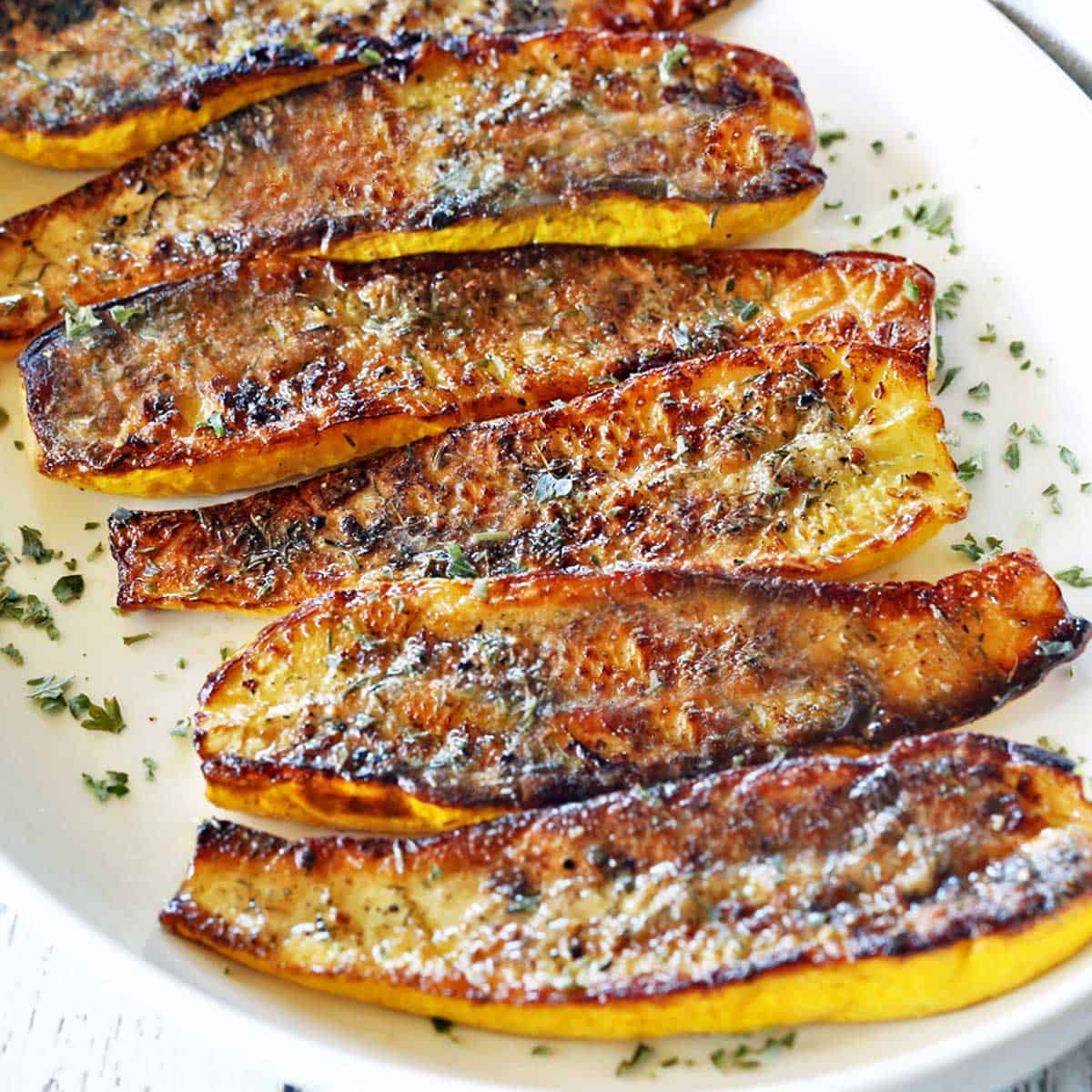 Caramelized Roasted Yellow Squash