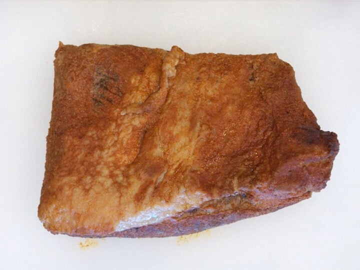 Brisket after three hours in the oven.