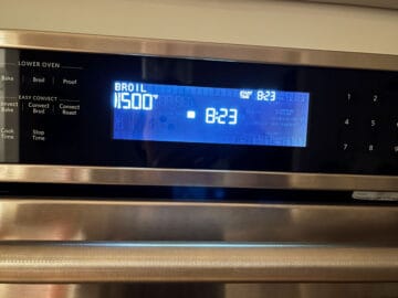 Heat the broiler on 500°F.