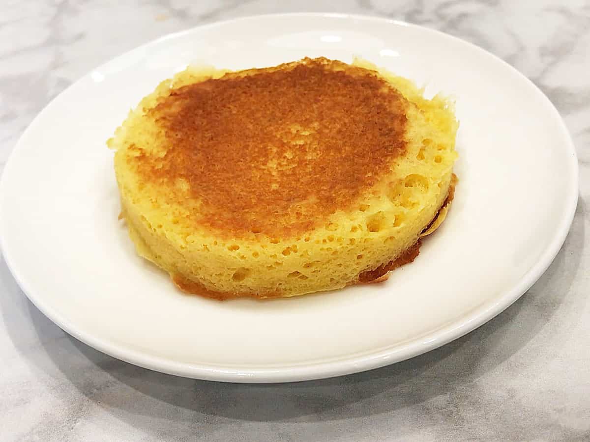 The bread was toasted.