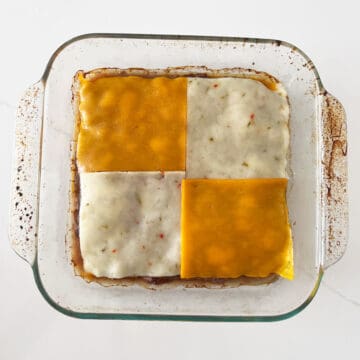 The cheese was melted.