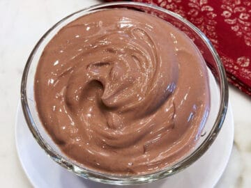 The yogurt is resting.