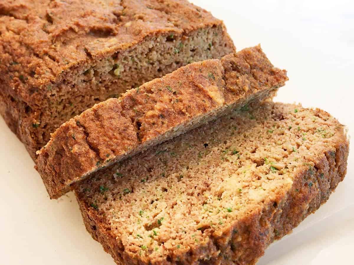 The bread was sliced.