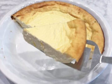 The cake was sliced.