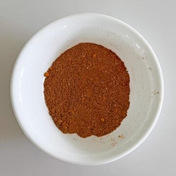 Seasoning mix in a bowl.