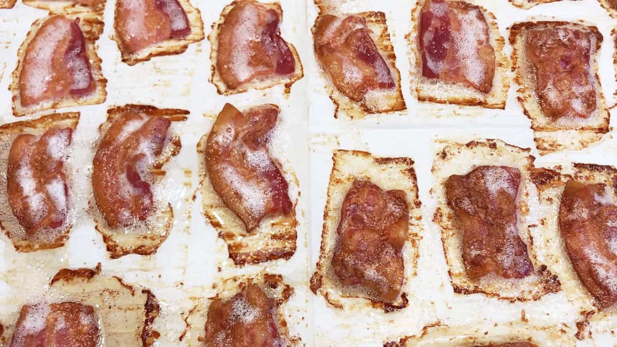 The chips are ready in the pan.