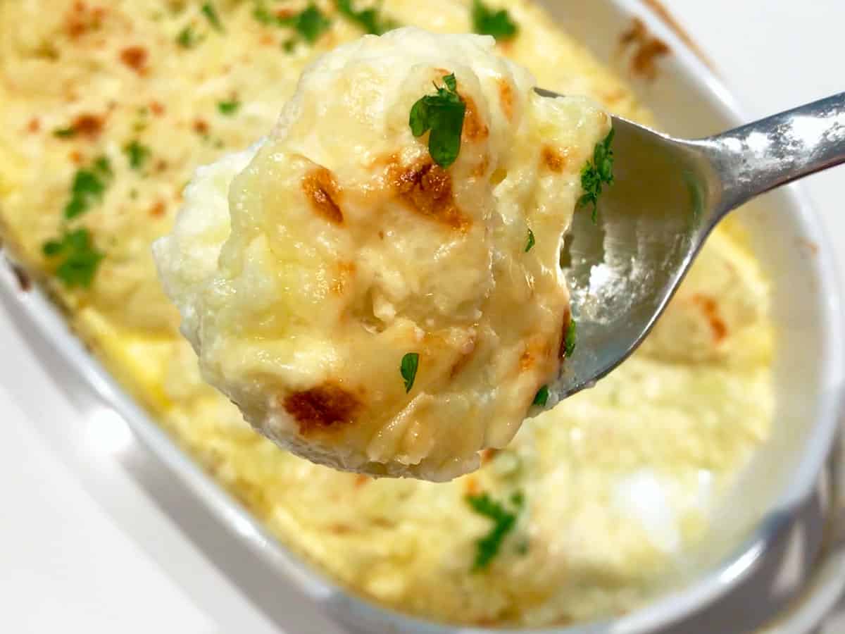 The gratin is served.